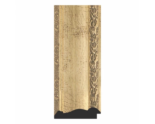 Зеркало в багетной раме Evoform Exclusive Floor BY 6178 117 x 207 см, состаренное серебро с орнаментом