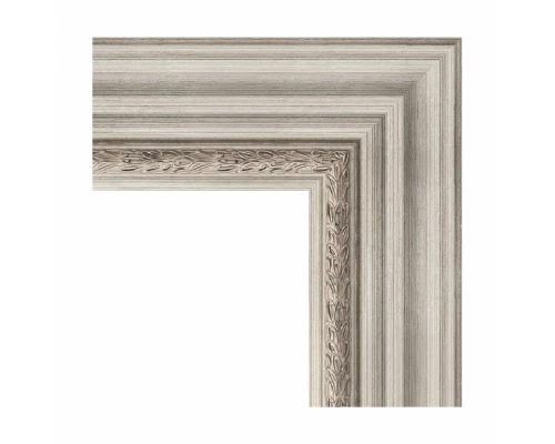 Зеркало с гравировкой в багетной раме Evoform Exclusive-G BY 4018 56 x 74 см, римское серебро