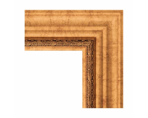 Зеркало с гравировкой в багетной раме Evoform Exclusive-G BY 4103 66 x 89 см, римское золото