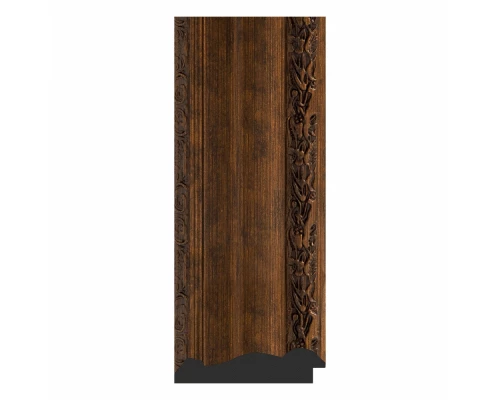 Зеркало с гравировкой в багетной раме Evoform Exclusive-G BY 4386 102 x 127 см, состаренная бронза с орнаментом