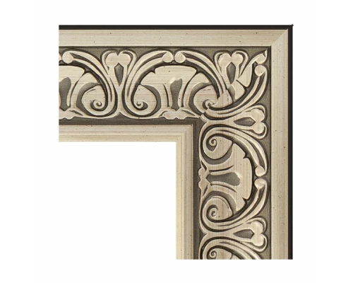 Зеркало с гравировкой в багетной раме Evoform Exclusive-G BY 4424 100 x 175 см, барокко серебро