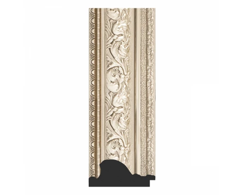 Зеркало с гравировкой в багетной раме Evoform Exclusive-G BY 4469 110 x 110 см, виньетка серебро