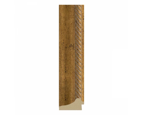 Зеркало с гравировкой в багетной раме Evoform Exclusive-G Floor BY 6343 108 x 198 см, состаренная бронза с плетением