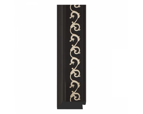 Зеркало с гравировкой в багетной раме Evoform Exclusive-G Floor BY 6348 110 x 199 см, черный ардеко