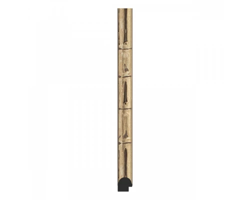 Зеркало в багетной раме - серебро/бамбук Evoform DEFINITE, BY 0728, 57 x 107 см