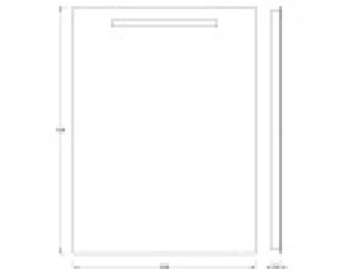 Зеркало EVOFORM Ledline BY 2102 со встроенным LED-светильником 3,5 W 55х75 cм