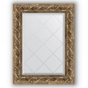 Зеркало с гравировкой в багетной раме Evoform Exclusive-G BY 4012, 56 x 73 см, фреска