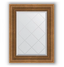 Зеркало с гравировкой в багетной раме Evoform Exclusive-G BY 4025 57 x 75 см, бронзовый акведук