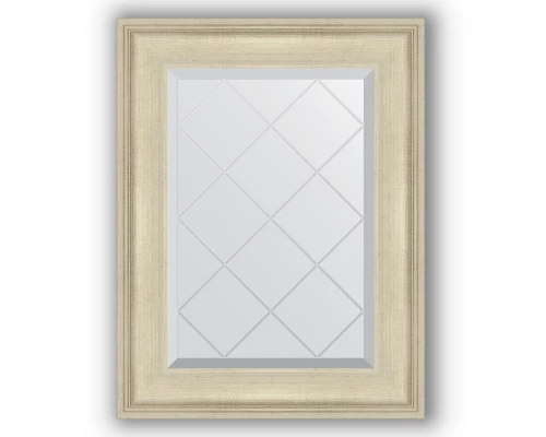 Зеркало с гравировкой в багетной раме Evoform Exclusive-G BY 4026 58 x 75 см, травленое серебро