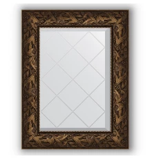 Зеркало с гравировкой в багетной раме Evoform Exclusive-G BY 4029 59 x 76 см, византия бронза