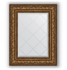Зеркало с гравировкой в багетной раме Evoform Exclusive-G BY 4040 60 x 78 см, виньетка состаренная бронза