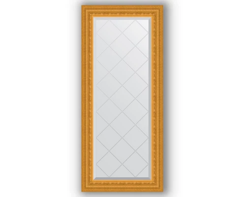 Зеркало с гравировкой в багетной раме Evoform Exclusive-G BY 4052 55 x 124 см, сусальное золото