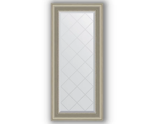 Зеркало с гравировкой в багетной раме Evoform Exclusive-G BY 4063 56 x 126 см, хамелеон