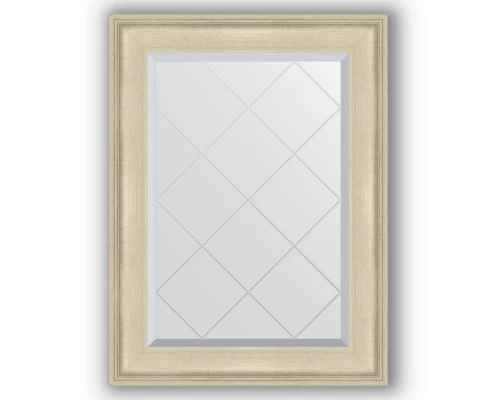 Зеркало с гравировкой в багетной раме Evoform Exclusive-G BY 4112 68 x 90 см, травленое серебро