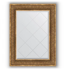 Зеркало с гравировкой в багетной раме Evoform Exclusive-G BY 4120 69 x 91 см, вензель бронзовый