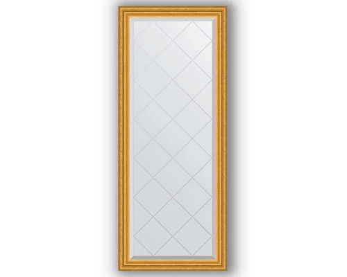 Зеркало с гравировкой в багетной раме Evoform Exclusive-G BY 4130 62 x 152 см, состаренное золото