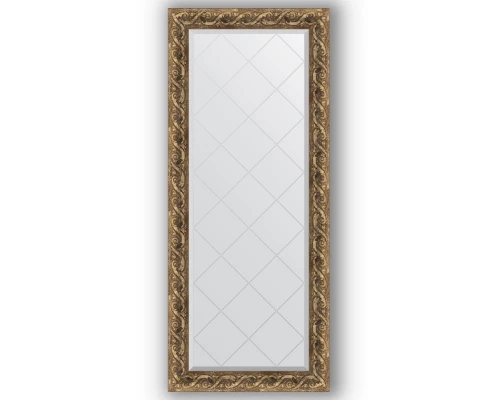 Зеркало с гравировкой в багетной раме Evoform Exclusive-G BY 4141 66 x 155 см, фреска
