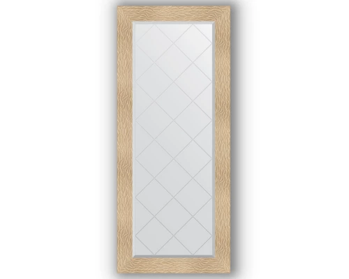 Зеркало с гравировкой в багетной раме Evoform Exclusive-G BY 4150 66 x 156 см, золотые дюны