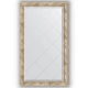 Зеркало с гравировкой в багетной раме Evoform Exclusive-G BY 4220 73 x 128 см, прованс с плетением