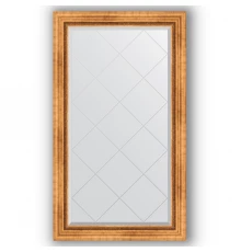 Зеркало с гравировкой в багетной раме Evoform Exclusive-G BY 4232 76 x 131 см, римское золото