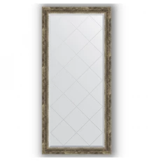 Зеркало с гравировкой в багетной раме Evoform Exclusive-G BY 4264 73 x 155 см, старое дерево с плетением