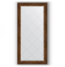 Зеркало с гравировкой в багетной раме Evoform Exclusive-G BY 4277 76 x 158 см, римская бронза