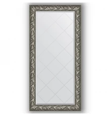 Зеркало с гравировкой в багетной раме Evoform Exclusive-G BY 4286 79 x 161 см, византия серебро