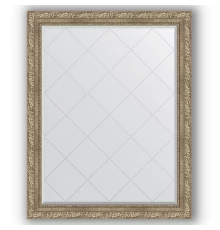 Зеркало с гравировкой в багетной раме Evoform Exclusive-G BY 4358 95 x 120 см, виньетка античное серебро