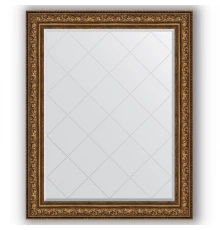 Зеркало с гравировкой в багетной раме Evoform Exclusive-G BY 4384 100 x 125 см, виньетка состаренная бронза