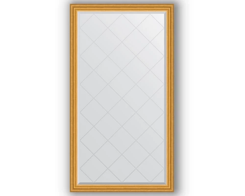 Зеркало с гравировкой в багетной раме Evoform Exclusive-G BY 4388 92 x 167 см, состаренное золото