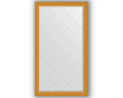 Зеркало с гравировкой в багетной раме Evoform Exclusive-G BY 4396 95 x 169 см, сусальное золото