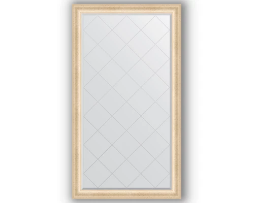 Зеркало с гравировкой в багетной раме Evoform Exclusive-G BY 4398 95 x 170 см, старый гипс