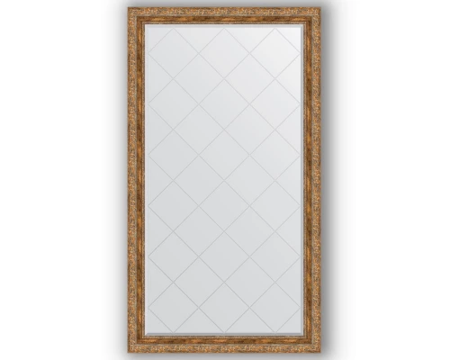 Зеркало с гравировкой в багетной раме Evoform Exclusive-G BY 4402 95 x 170 см, виньетка античная бронза
