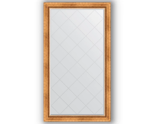 Зеркало с гравировкой в багетной раме Evoform Exclusive-G BY 4404 96 x 171 см, римское золото