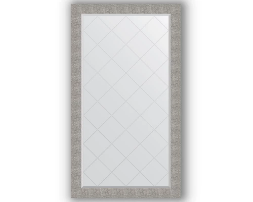 Зеркало с гравировкой в багетной раме Evoform Exclusive-G BY 4410 96 x 171 см, чеканка серебряная