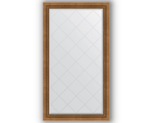 Зеркало с гравировкой в багетной раме Evoform Exclusive-G BY 4412 97 x 172 см, бронзовый акведук