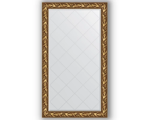 Зеркало с гравировкой в багетной раме Evoform Exclusive-G BY 4414 99 x 173 см, византия золото