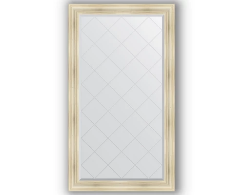 Зеркало с гравировкой в багетной раме Evoform Exclusive-G BY 4418 99 x 174 см, травленое серебро