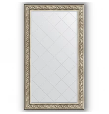 Зеркало с гравировкой в багетной раме Evoform Exclusive-G BY 4424 100 x 175 см, барокко серебро