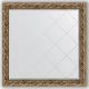 Зеркало с гравировкой в багетной раме Evoform Exclusive-G BY 4442 106 x 106 см, фреска