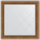 Зеркало с гравировкой в багетной раме Evoform Exclusive-G BY 4455 107 x 107 см, бронзовый акведук