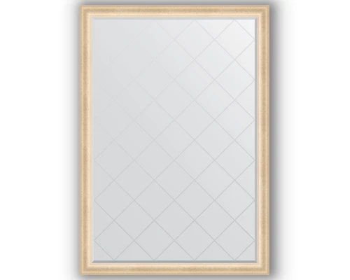 Зеркало с гравировкой в багетной раме Evoform Exclusive-G BY 4484 130 x 185 см, старый гипс