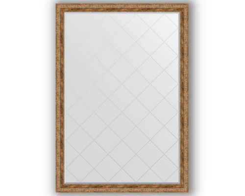 Зеркало с гравировкой в багетной раме Evoform Exclusive-G BY 4488 130 x 185 см, виньетка античная бронза