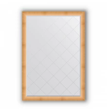 Зеркало с гравировкой в багетной раме Evoform Exclusive-G BY 4528 131 x 186 см, травленое золото