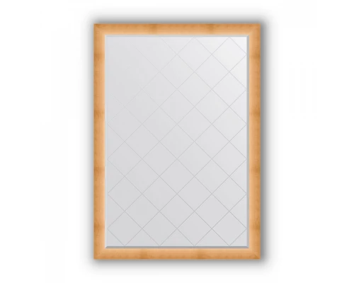 Зеркало с гравировкой в багетной раме Evoform Exclusive-G BY 4528 131 x 186 см, травленое золото