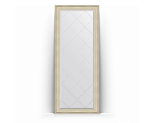 Зеркало с гравировкой в багетной раме Evoform Exclusive-G Floor BY 6323 83 x 203 см, травленое серебро