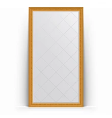 Зеркало с гравировкой в багетной раме Evoform Exclusive-G Floor BY 6349 110 x 199 см, сусальное золото