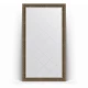 Зеркало с гравировкой в багетной раме Evoform Exclusive-G Floor BY 6372 114 x 204 см, вензель серебряный