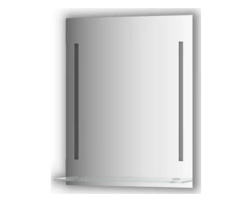 Зеркало с полочкой и LED-светильниками Evoform Ledline-S BY 2162 60х75 см