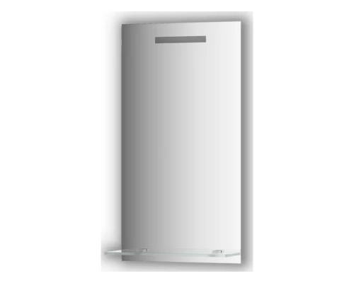Зеркало с полочкой и LED-светильником Evoform Ledline-S BY 2151 40х75 см